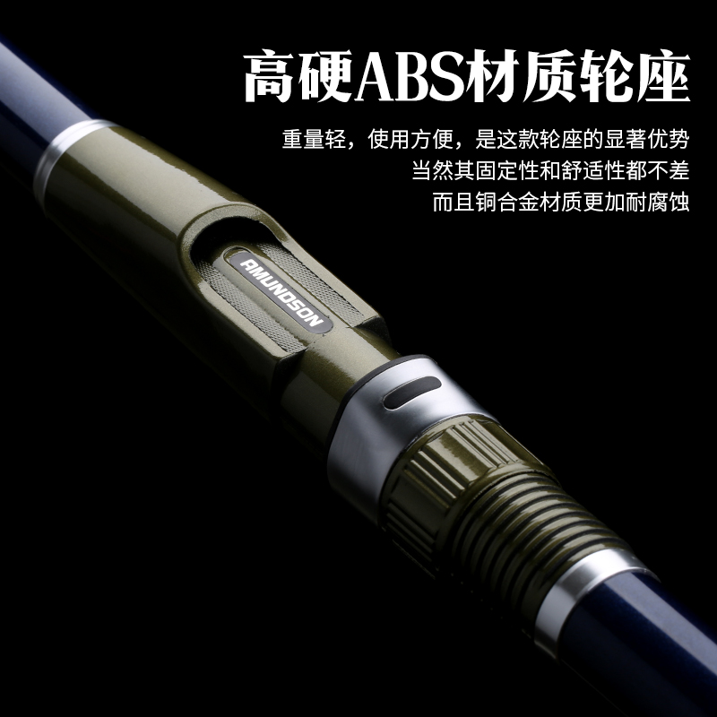 AMUNDSON阿蒙森御风V3远投竿库钓鱼竿中长节折叠导环强力专业淡水