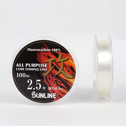 SUNLINE桑濑100米攻碳素线矶钓子线钓渔线路亚前导线