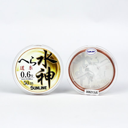 SUNLINE桑濑水神尼龙线淡水鱼线道系子系50米鱼线渔线主线子线
