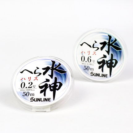 SUNLINE桑濑水神尼龙线淡水鱼线道系子系50米鱼线渔线主线子线